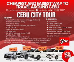 VAN RENTAL - CEBU CITY TOUR