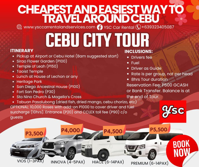 VAN RENTAL - CEBU CITY TOUR