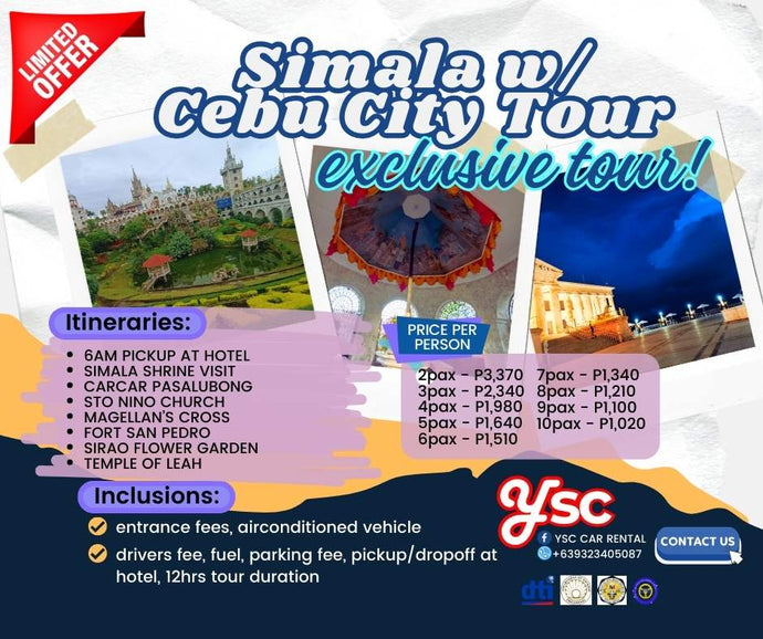 DAYTOUR: SIMALA SHRINE VISIT + CEBU CITY TOUR