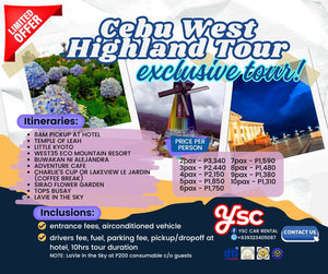DAYTOUR: CEBU WEST HIGHLAND TOUR