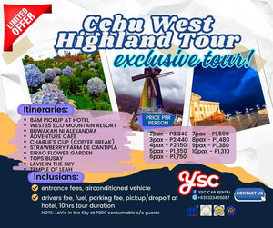 DAYTOUR: CEBU WEST HIGHLAND TOUR