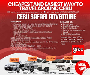 VAN RENTAL - CEBU SAFARI ADVENTURE TOUR