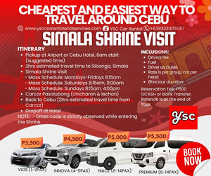 VAN RENTAL - SIMALA SHRINE VISIT