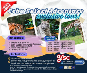 DAYTOUR: CEBU SAFARI ADVENTURE