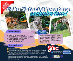 DAYTOUR: CEBU SAFARI ADVENTURE